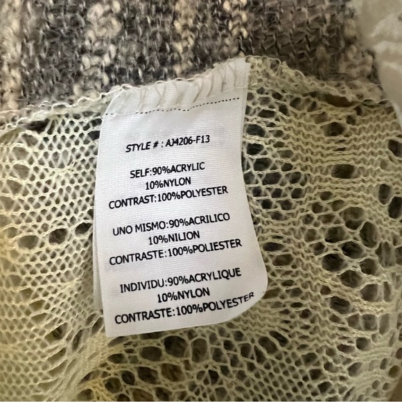 Anthropologie A’Reve Cottagecore Fairycore Ethereal Neutral Gauzy Lace Cardigan - Picture 12 of 14